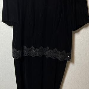 Vintage Maggy London Velvet Dress size 14